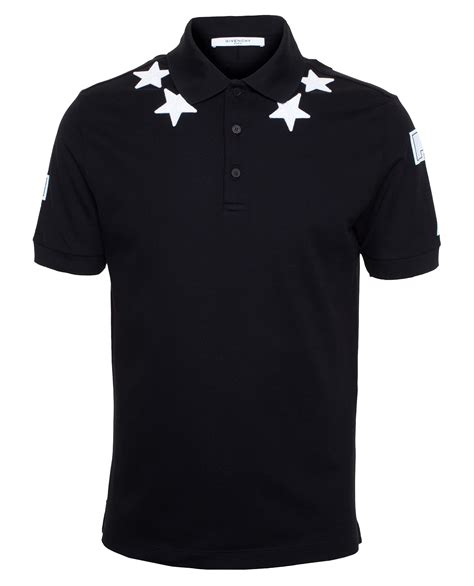 givenchy mens black polo